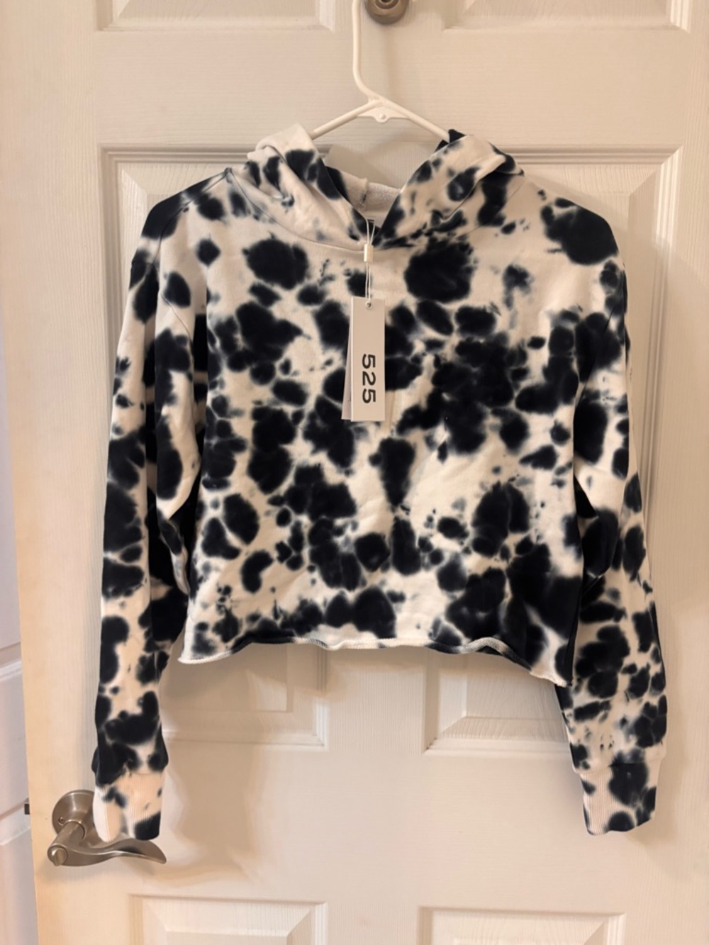 525 America Tie‎ Dye Cropped Hooded Sweatshirt